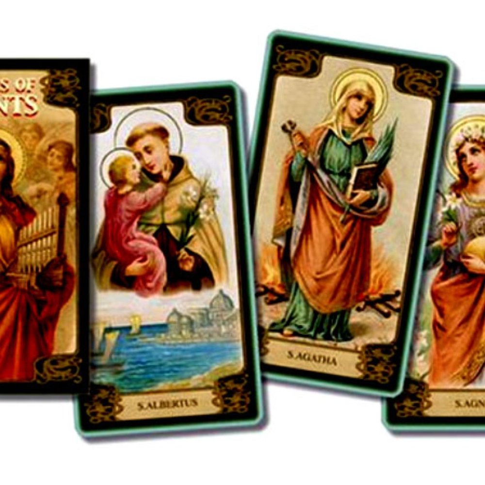 Voices of Saints Oracle Cards 2004 by Lo Scarabeo Opened-Unused